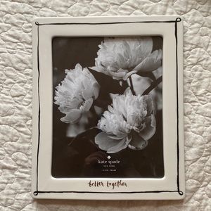 Kate Spade White picture frame